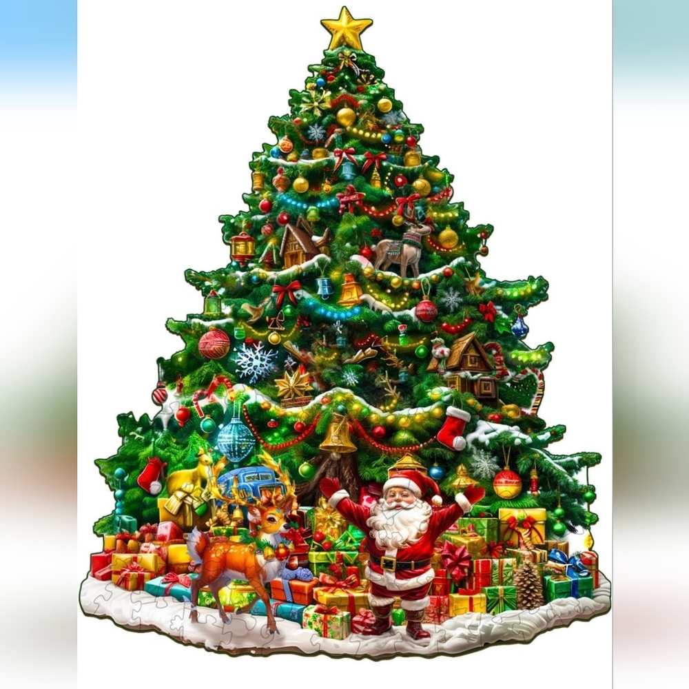 NIB KAAYEE Chrismas Tree Puzzles 150pcs